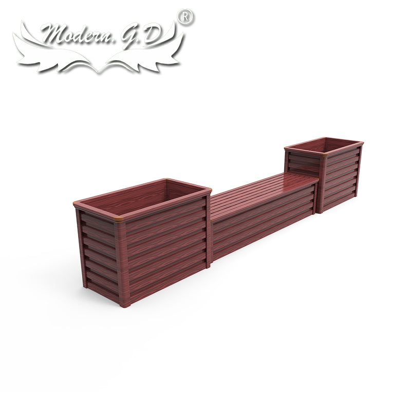 Square Stacking Aluminium Alloy Planter